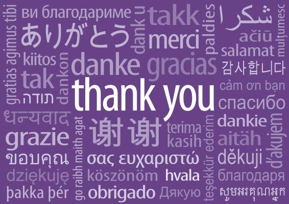 thank you sign in multi languages 01